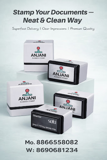 Anjani Rubber Stamp bhatiya, Urgent Stamp 1 Hour, Customizable stamps are just a click away, post image