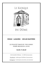 Photo n°40 de Le Kiosque du Dôme à Carcassonne (Pizzeria)