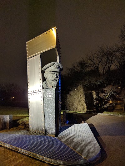 Photos of Admiral Johan Pitka memorial