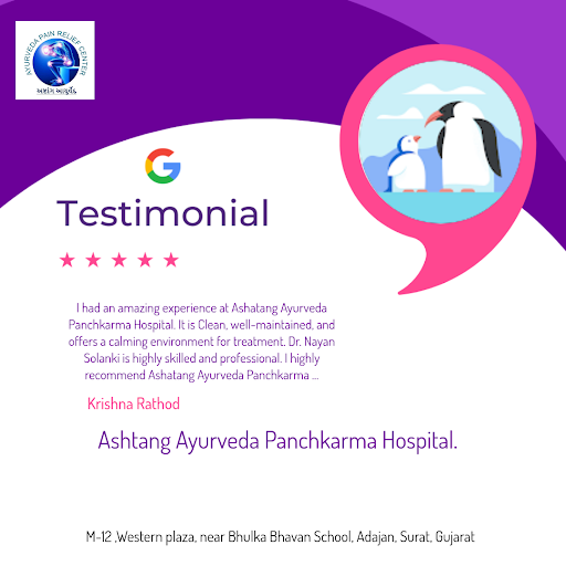 Krishna's transformative journey at Ashtang Ayurveda Panchkarma Hospital in Surat! After experien… post image