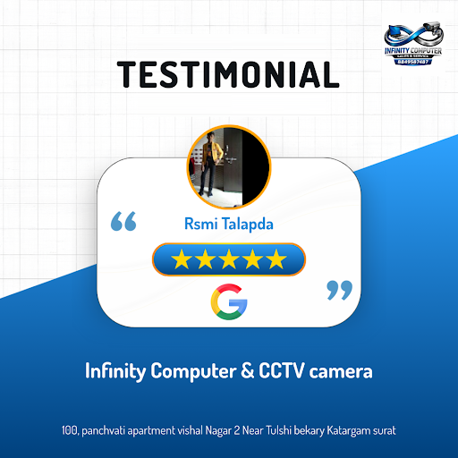 Rsmi Talapda, a satisfied customer from Surat, raves about the exceptional service at Infinity Co… post image