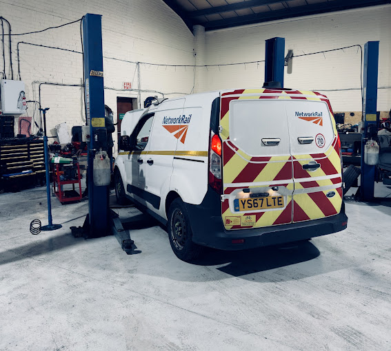 Fleet van on ramp for service - NetworkRail