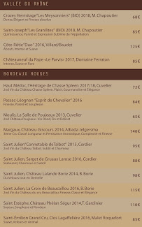 Menu Le Speakeasy Cannes, Festive Restaurant & Club, Night Club, Discothèque, Boîte de Nuit, Piano Bar & Live Music Page 1