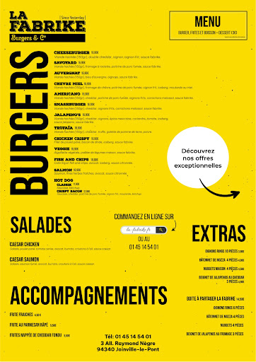 Photo 1 - LA FABRIKE Burgers & Cie