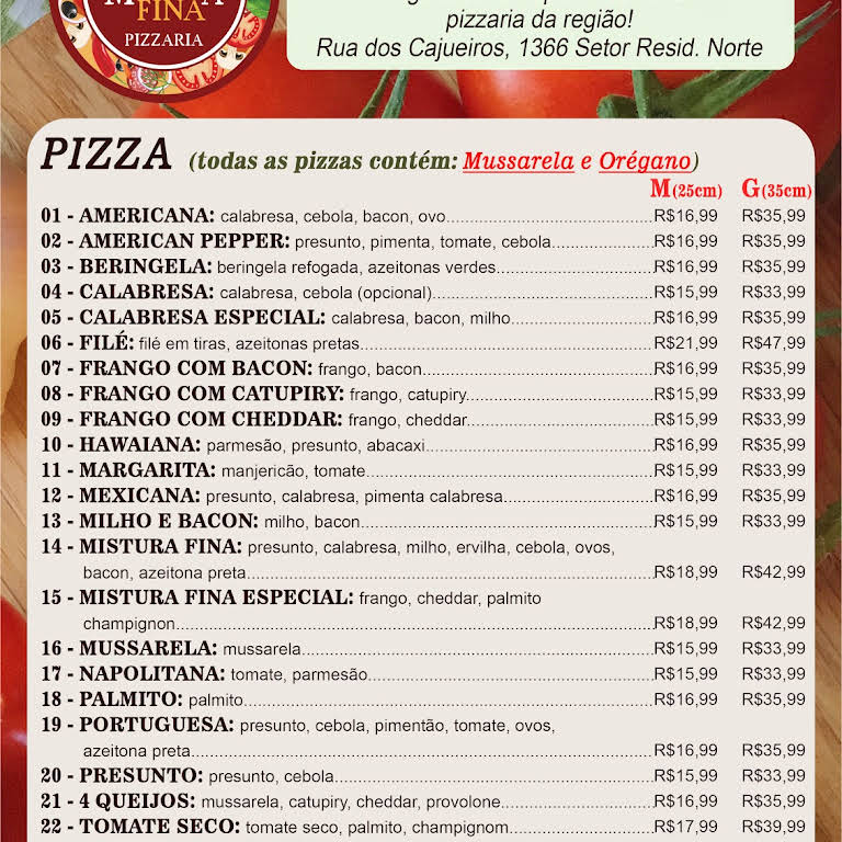 Super Pizza - Mussarela, calabresa, milho, azeitona, ovo