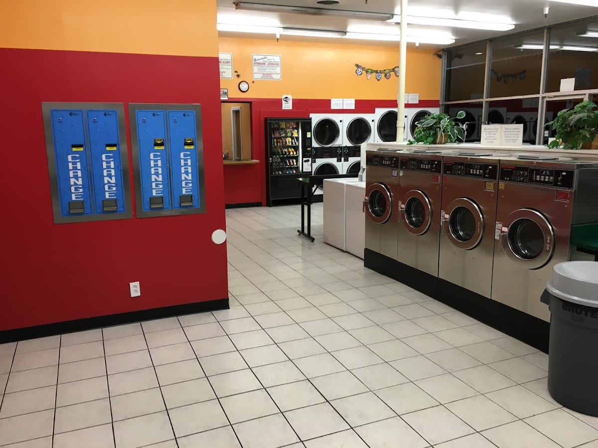 Azteca Lavanderia storefront and entrance in Seattle