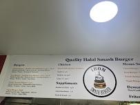 Menu Iron Smash Burger Page 1