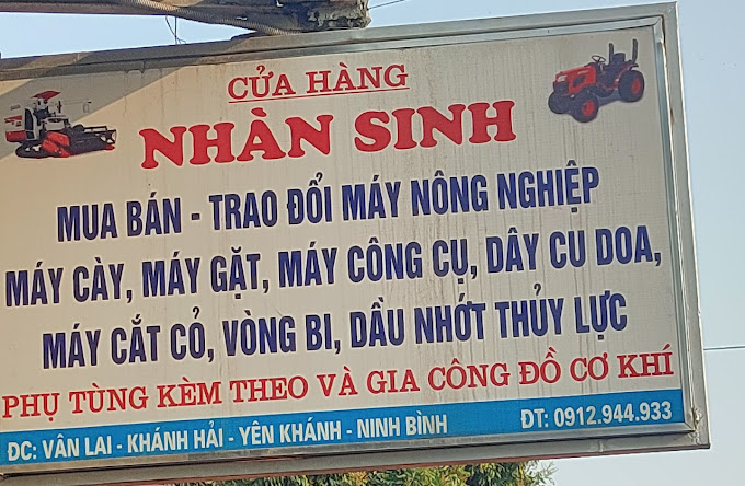 Cửa Hàng Bán Máy Cày Và đồ Cơ Khí Nhàn Sinh