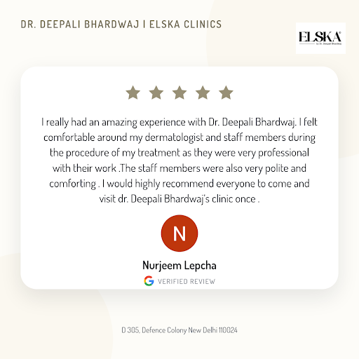 Nurjeem Lepcha shares her remarkable experience at Dr. Deepali Bhardwaj | Elska Clinics, a renown… post image