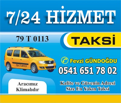 Kilis Merkez TAKSİ 7/24 Hizmet