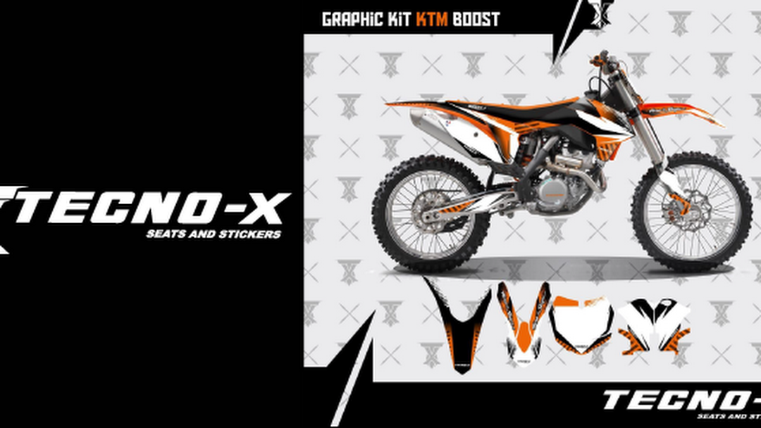 Tecno-X, Selle Motocross, Grafiche Motocross, Adesivi Motocross - Tecno-X