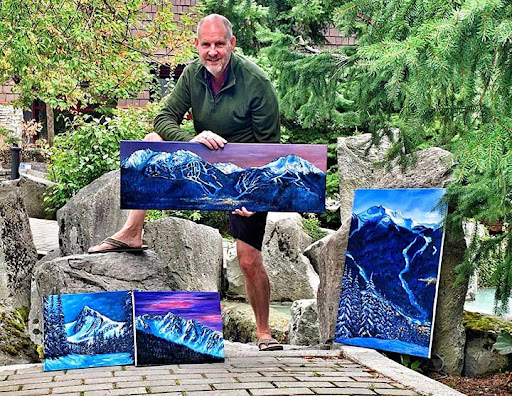 Local Artist: Graham Watts Original Art Vancouver To Whistler - Canada