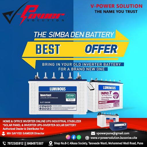 Luminous inverter battery supplier 