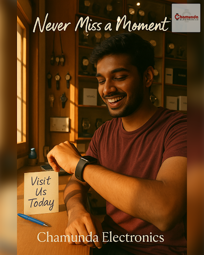 Stay connected with the best-selling Smart Watch from Chamunda Electronics in Virar! This custome… post image