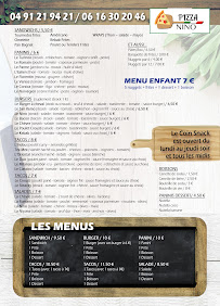 Menu Pizza Nino Plan de Cuques Page 1
