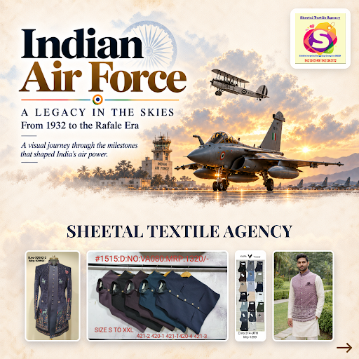 Celebrating Indian Air Force Day with respect and gratitude. Explore our collection of men’s ethn… post image