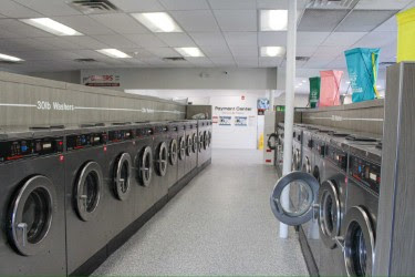 Clean laundry equipment at Laundromax in Attleboro, MA