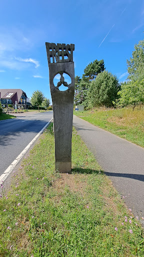 Ortseingangsschild Freest