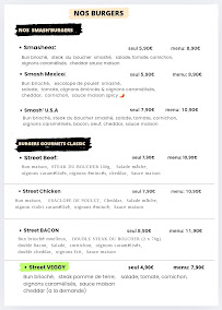 Menu BeStreet Burger Page 3