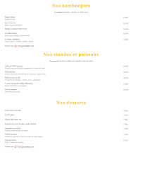 Menu L'Indigo Café Page 3