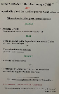 Menu Restaurant 