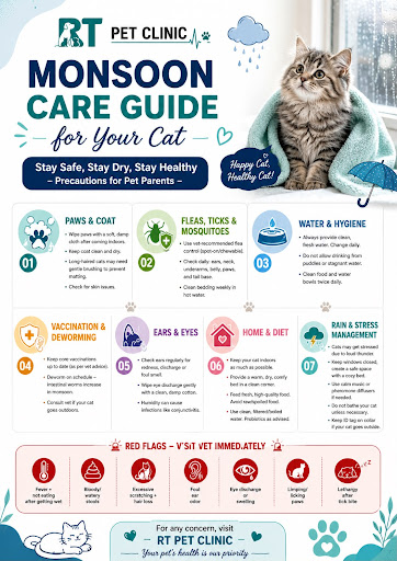 Monsoon care for your furry pets post image