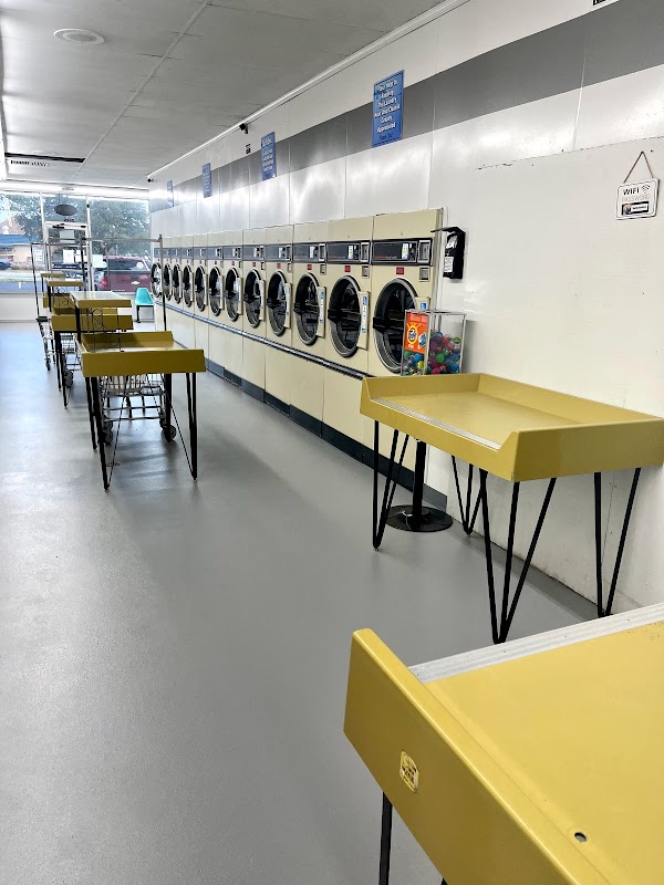 Self-service laundry at Shore Drive Laundry, Virginia Beach, VA