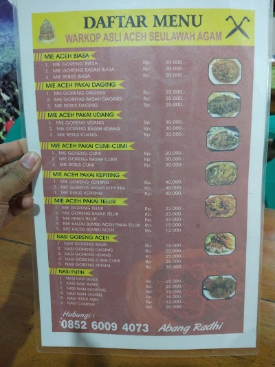 Photos of Mie Aceh Seulawah Agam