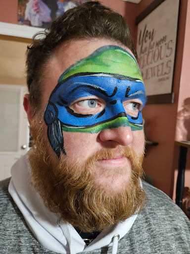 "Splashed" Face Painting Designs By Christy - Thumbnail