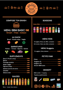 Menu BBM SMASH BURGER Page 1