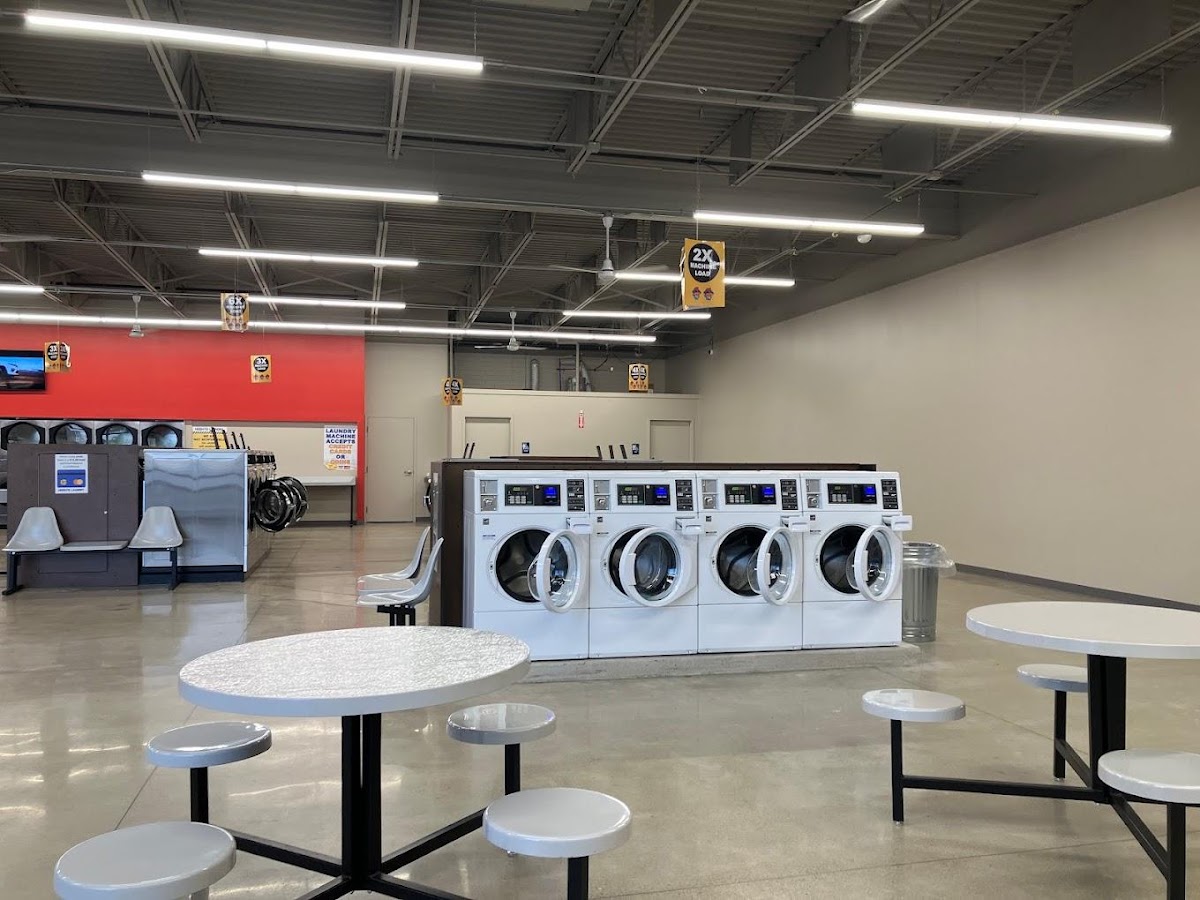 Heights Laundry 3 storefront and entrance in Detroit