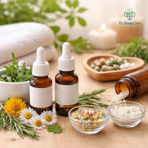 Stiff knees, aching shoulders or chronic joint pain slowing you down? At Dr.Ranju Das (D.E.H.M) e… post image