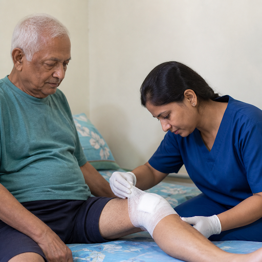 Caring for an elderly loved one with wounds, bedsores, or post-surgery stitches can be stressful.… post image
