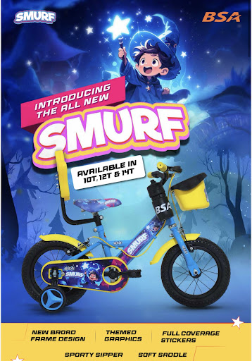 🆕 New Arrival – BSA SMURF Kids Cycle post image