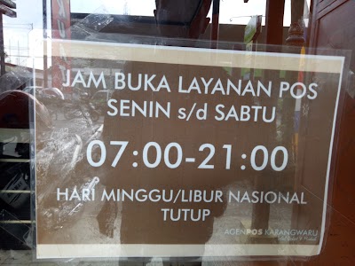 Photos of Post Office Agency Karangwaru