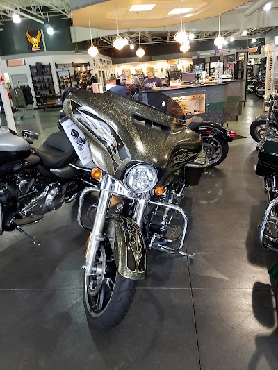 Photos of Mann's Harley-Davidson