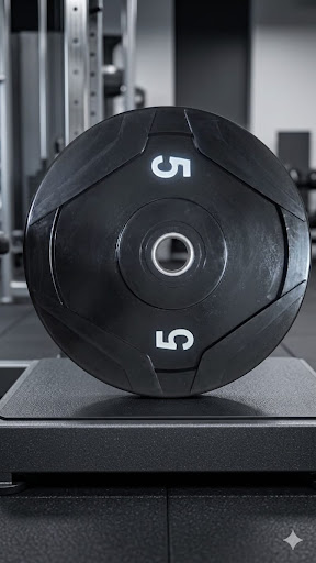 Fitbull Rubber Coated Black Plates, Rubber Coated Weight Plates, Black Weight Plates, Olympic Wei… post image