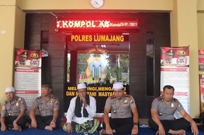 Photos of Indonesian National Police Resort East Java Lumajang