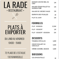 Menu Restaurant La Rade Page 10