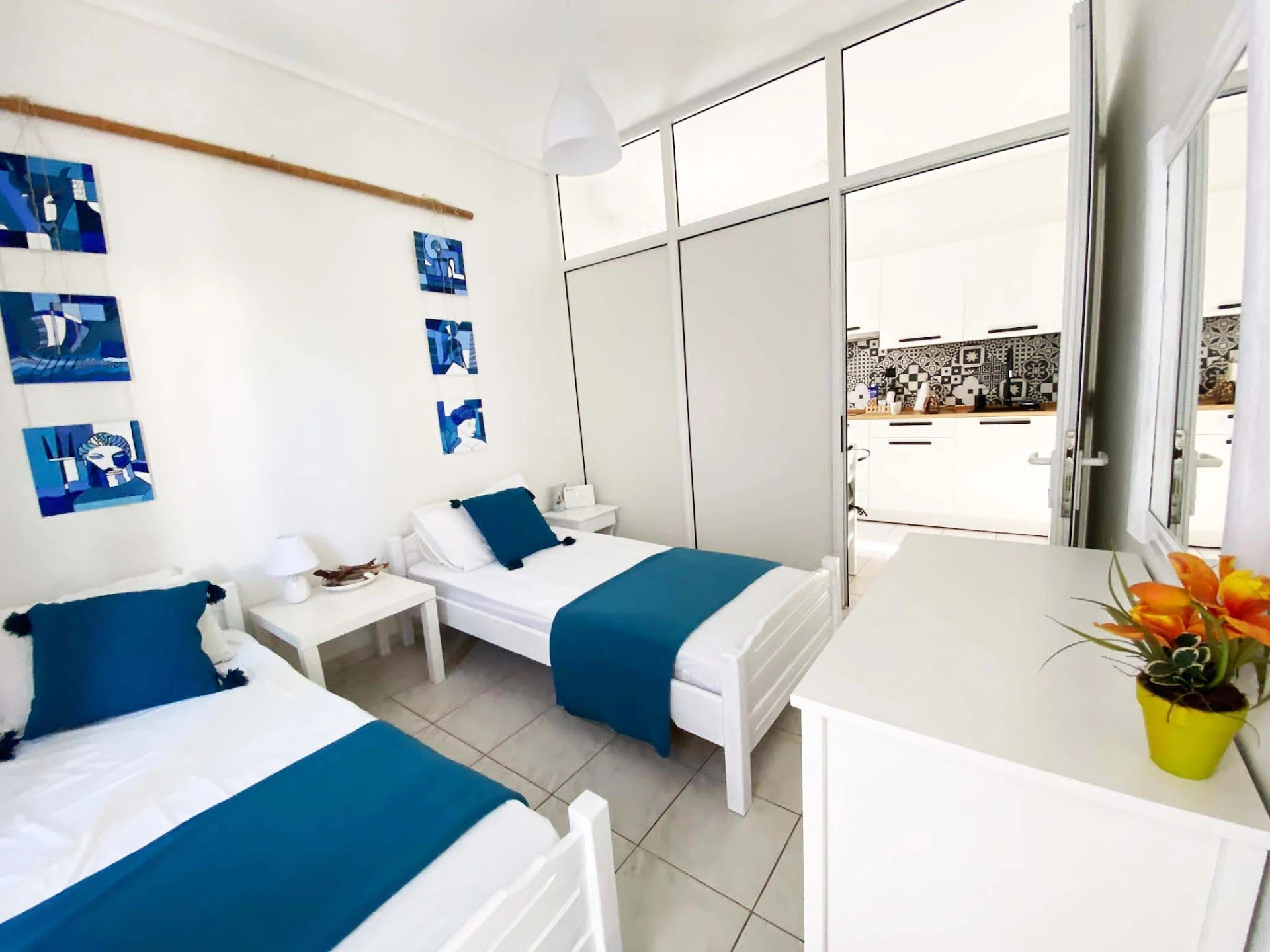 Apartment in Skala Fourkas 100m from the Beach