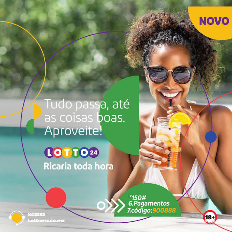 Lotto24 - Eis os resultados das 19h de hoje: 8,30,38,14,9,15 Ficou mais fácil  ganhar dinheiro agora com o novo LOTTO. Joga On-line através do nosso site:  lottomz.co.mz e receber os seus bilhetes!