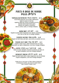 Menu Taitu Cuisine éthiopienne Page 1