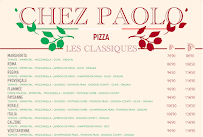 Menu Lavaur Pizzas - Chez Paolo Page 3