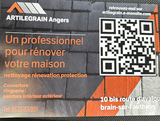 Artilegrain couvreur demoussage nettoyage façade peinture intérieur extérieur Angers brain sur l’authion - Thumbnail