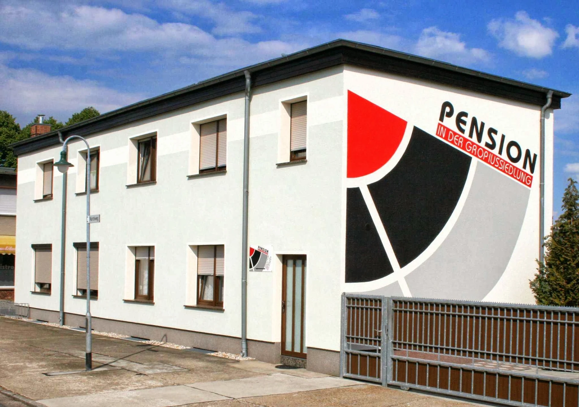 Pension Mitschke in der Gropiussiedlung