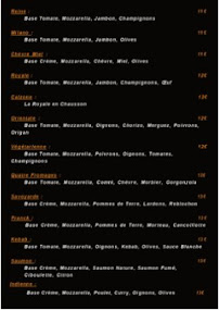 Menu Le Plan B Page 1