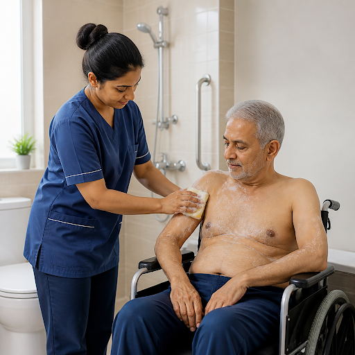Maintaining daily hygiene for disabled or bed-ridden patients needs patience, skill and genuine c… post image