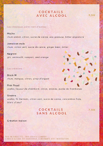 Menu LE SPEAKART BAR Page 3