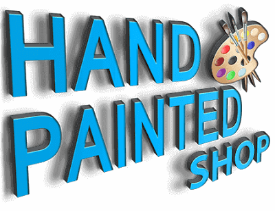 Photos of hand painted shop