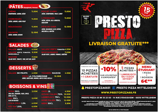Photo 1 - Presto Pizza Wittelsheim